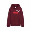 Sweat-shirt à capuche fille Puma Essentials 2 Color No. 1 Bordeaux