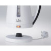 Bouilloire JATA Blanc Noir 2200 W Acier inoxydable Plastique 1 L