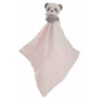 Doudou 25 x 25 cm Ours Panda Rose