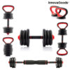 Ensemble de Poids Réglables 6 en 1 avec Guide d’Exercices Sixfit InnovaGoods   Fer (Reconditionné B)