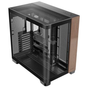 Boîtier ATX semi-tour Antec C8 Curve Wood Noir Transparent Bois (Reconditionné B) V0709970_0