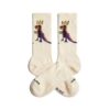 Chaussettes Jimmy Lion Athletic Basquiat Pez Dis Marron