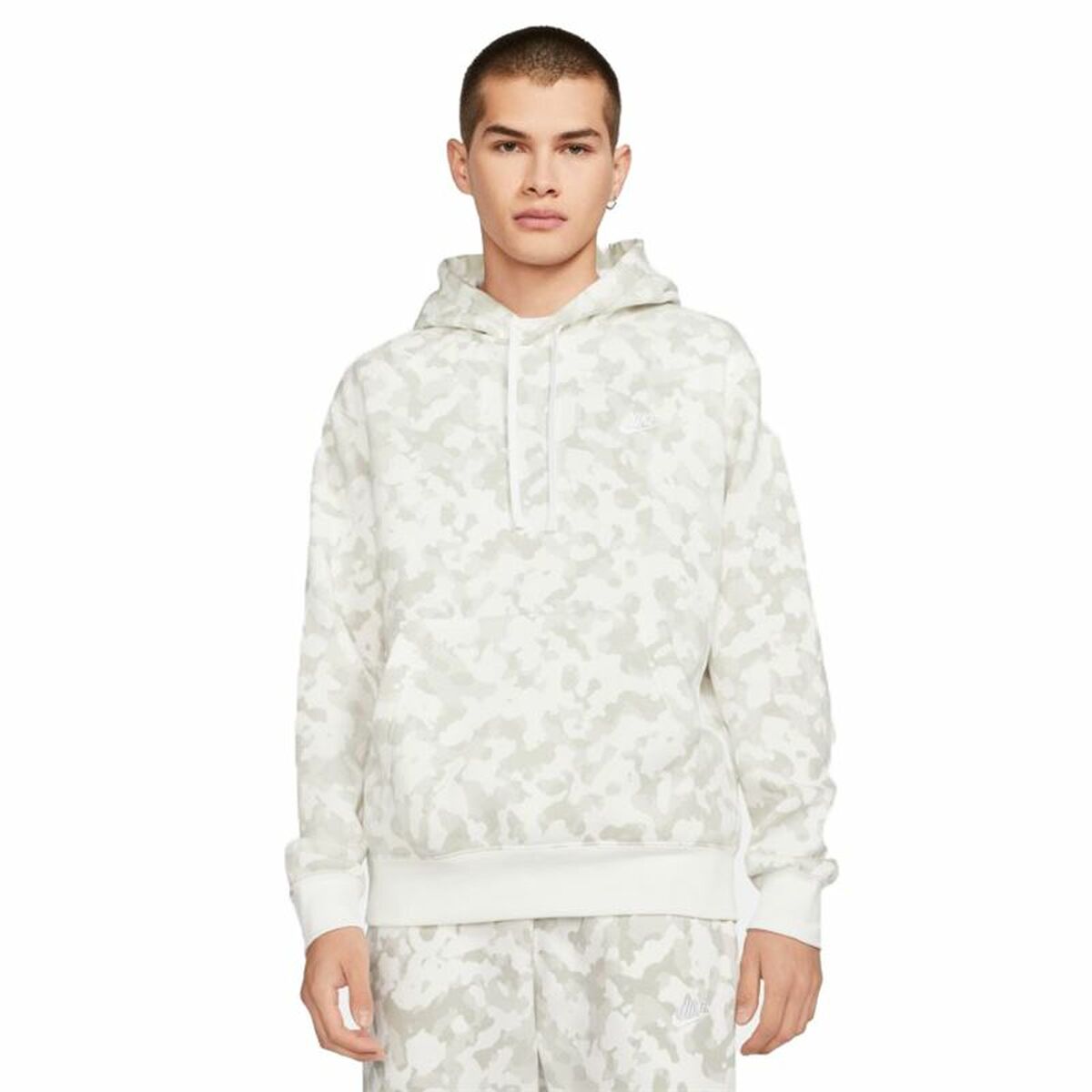 Sudadera con Capucha Hombre Sportswear Club Nike Blanco S6452534_0