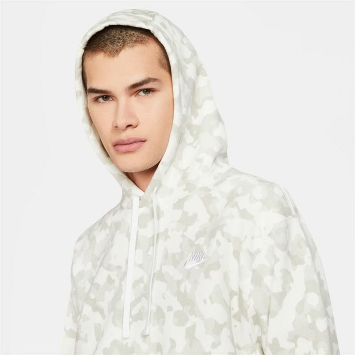 Sudadera con Capucha Hombre Sportswear Club Nike Blanco S6452534_2