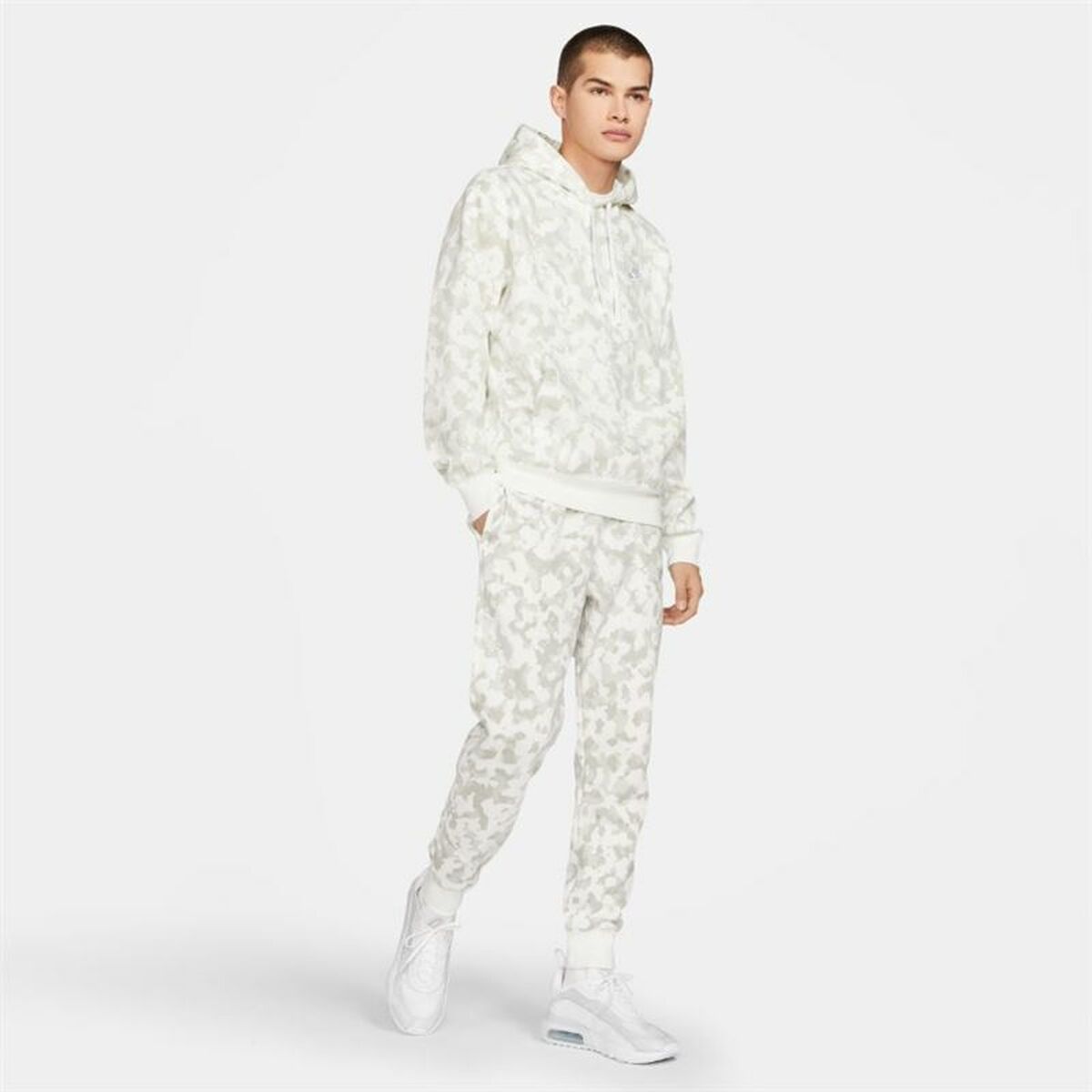 Sudadera con Capucha Hombre Sportswear Club Nike Blanco S6452534_4