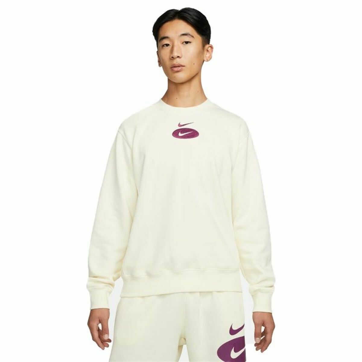Sudadera sin Capucha Hombre Nike Swoosh League Blanco S6469099_0