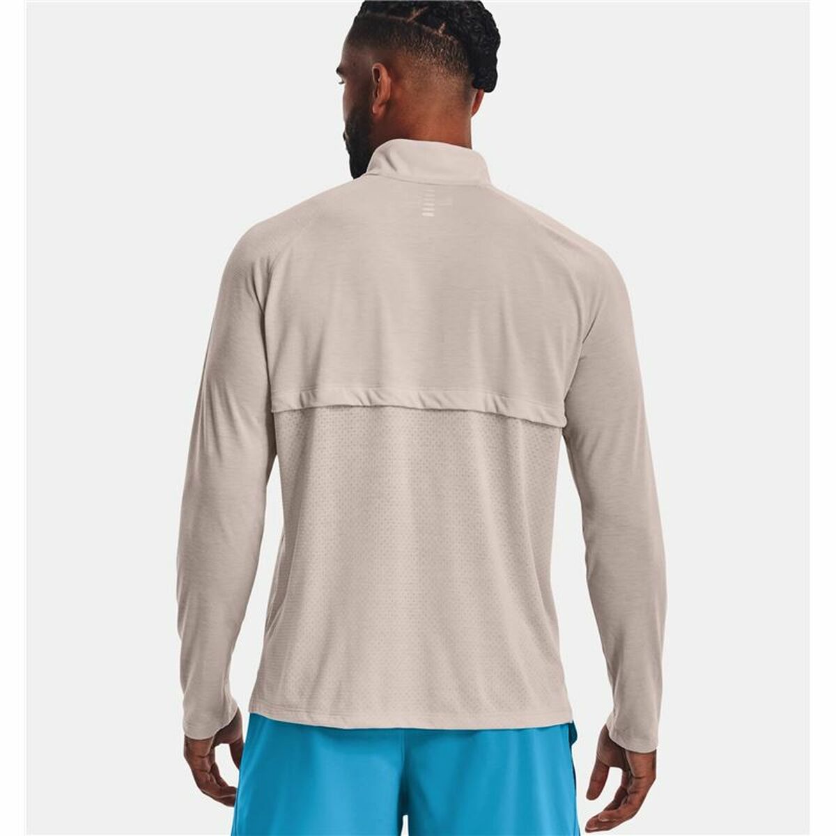 Camiseta de Manga Larga Hombre Under Armour Streaker Run Beige S6469973_3