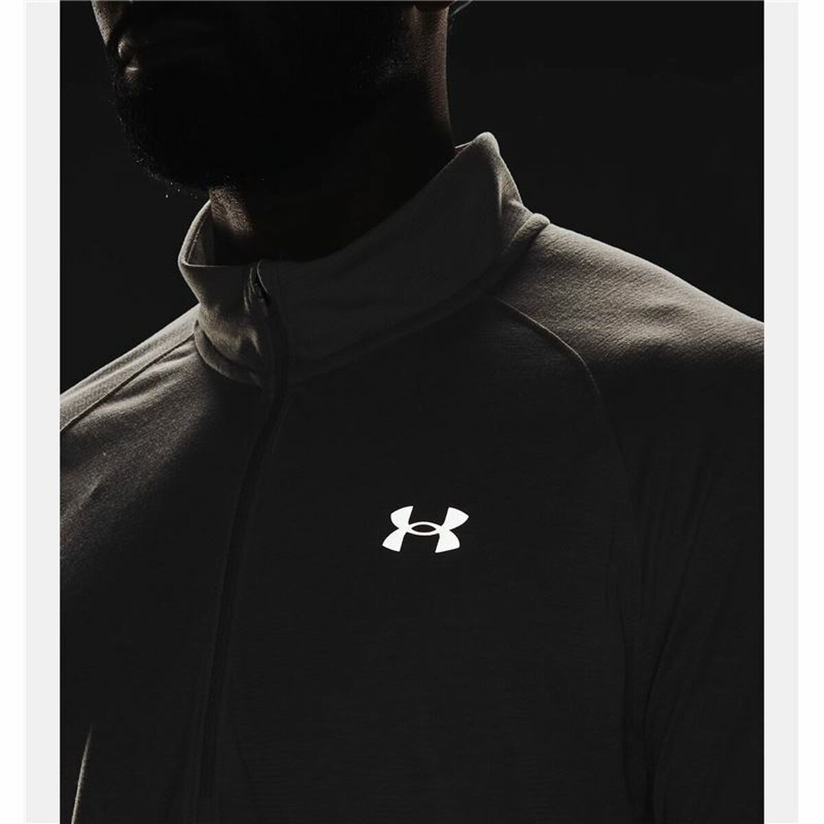 Camiseta de Manga Larga Hombre Under Armour Streaker Run Beige S6469973_4
