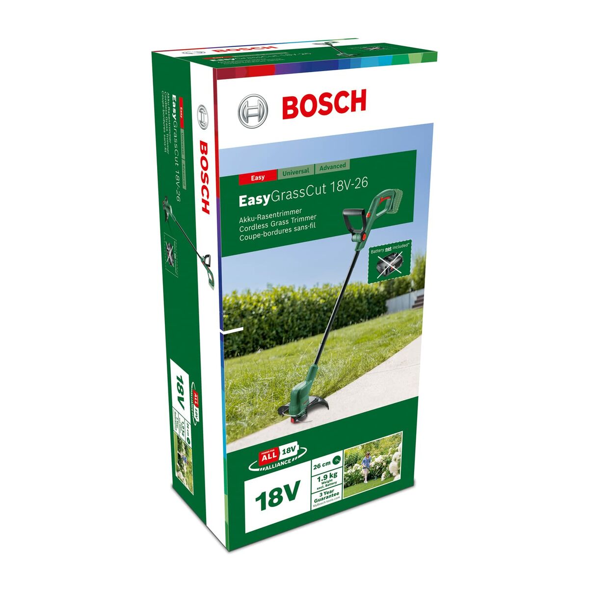 Cortabordes BOSCH EasyGrassCut 18V-26 2,5 Ah (Reacondicionado B) V0710242_5