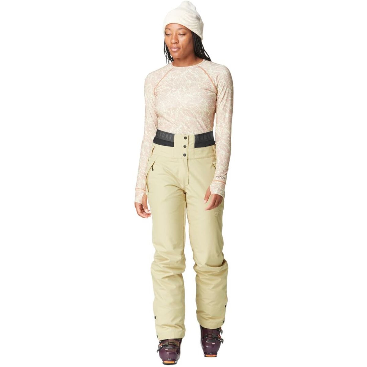 Pantalón Largo Deportivo Picture Treva C Beige Mujer S64167697_2