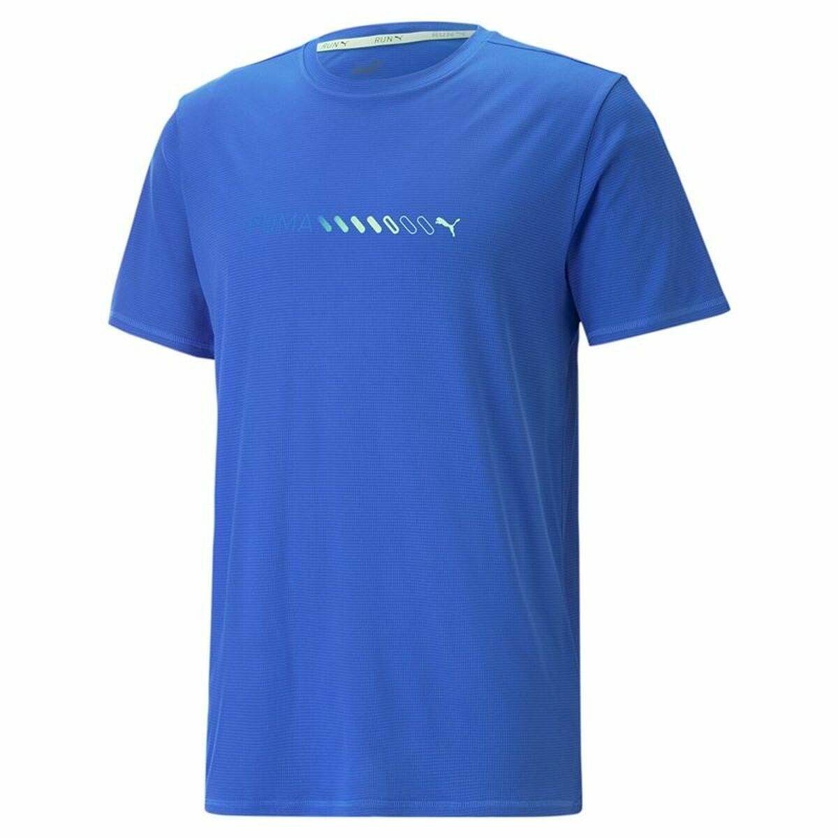 Camiseta de Manga Corta Hombre Puma Run Favorite Logo Azul S64109813_0