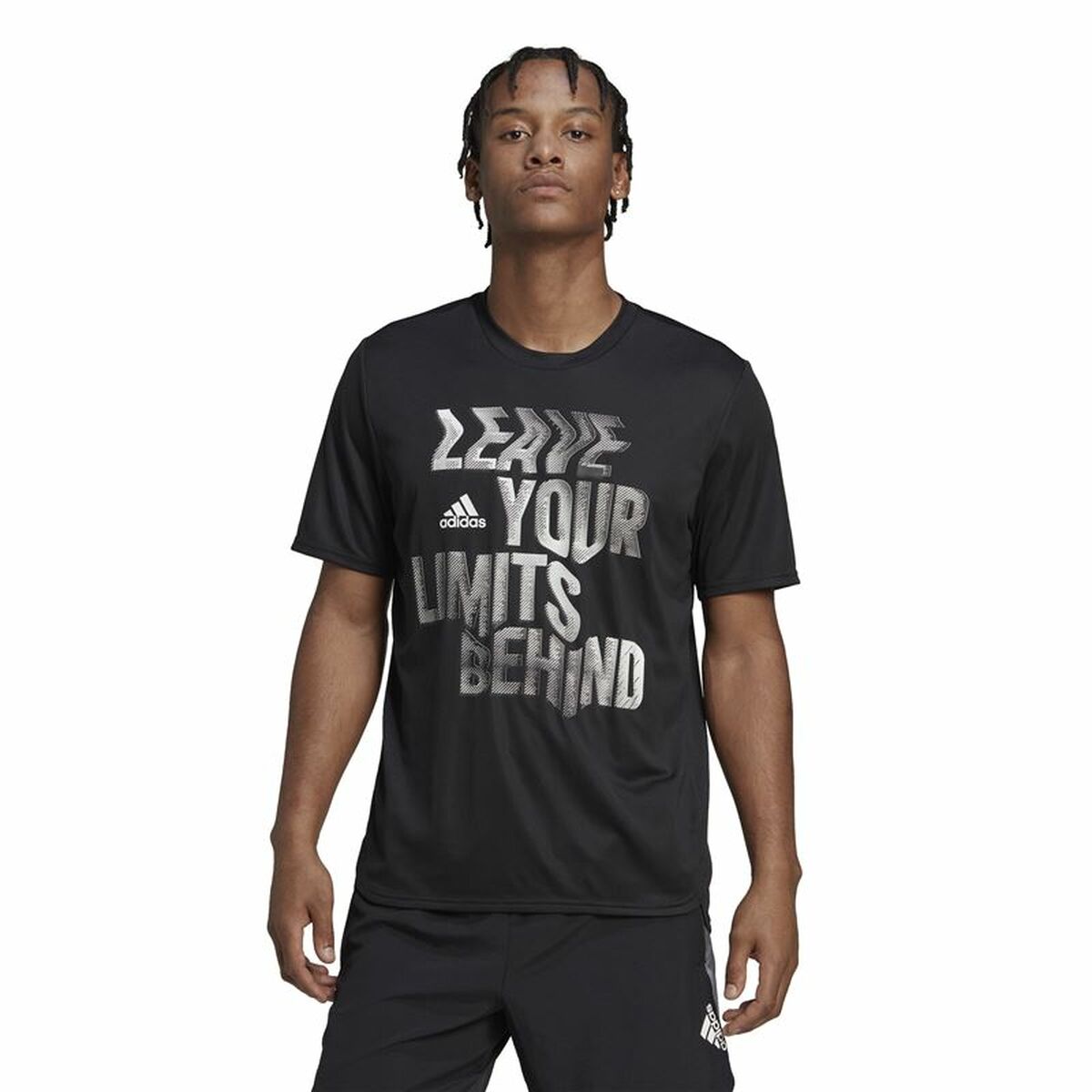 Camiseta de Manga Corta Hombre Adidas HIIT Negro S6487724_1