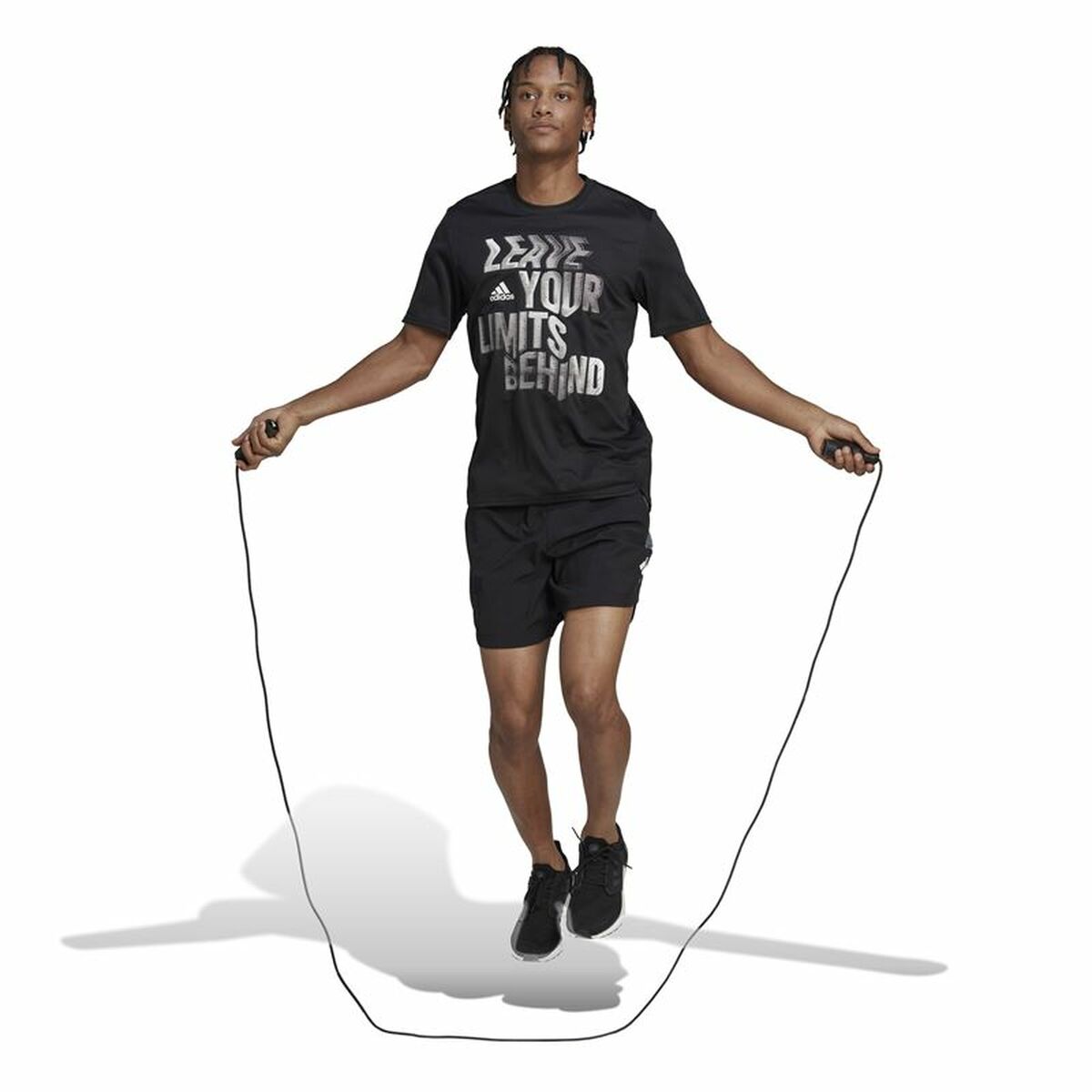 Camiseta de Manga Corta Hombre Adidas HIIT Negro S6487724_2
