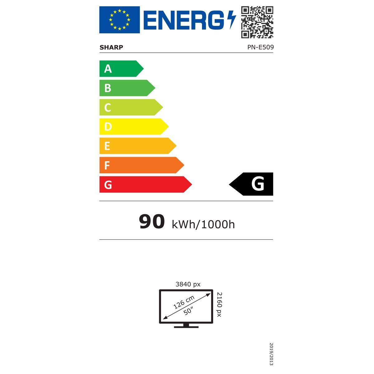 Monitor Videowall Sharp 60006182 4K Ultra HD 50″ (Reacondicionado A) V0709987_7