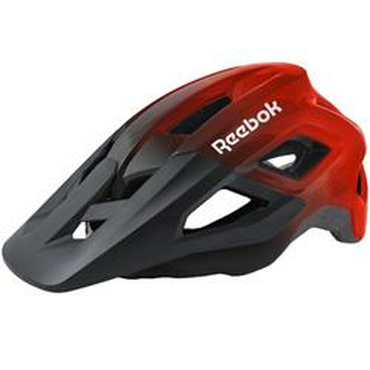 Casco de Ciclismo para Adultos Reebok Negro Rojo Visera S0455134_0
