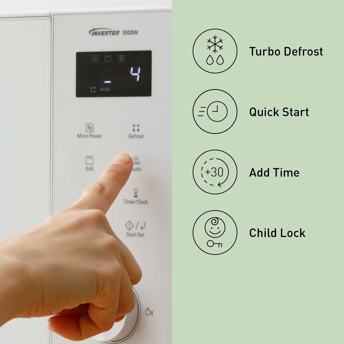Microondas con Grill Panasonic NN-GD34QWEPG Blanco (Reacondicionado A) V0710267_7