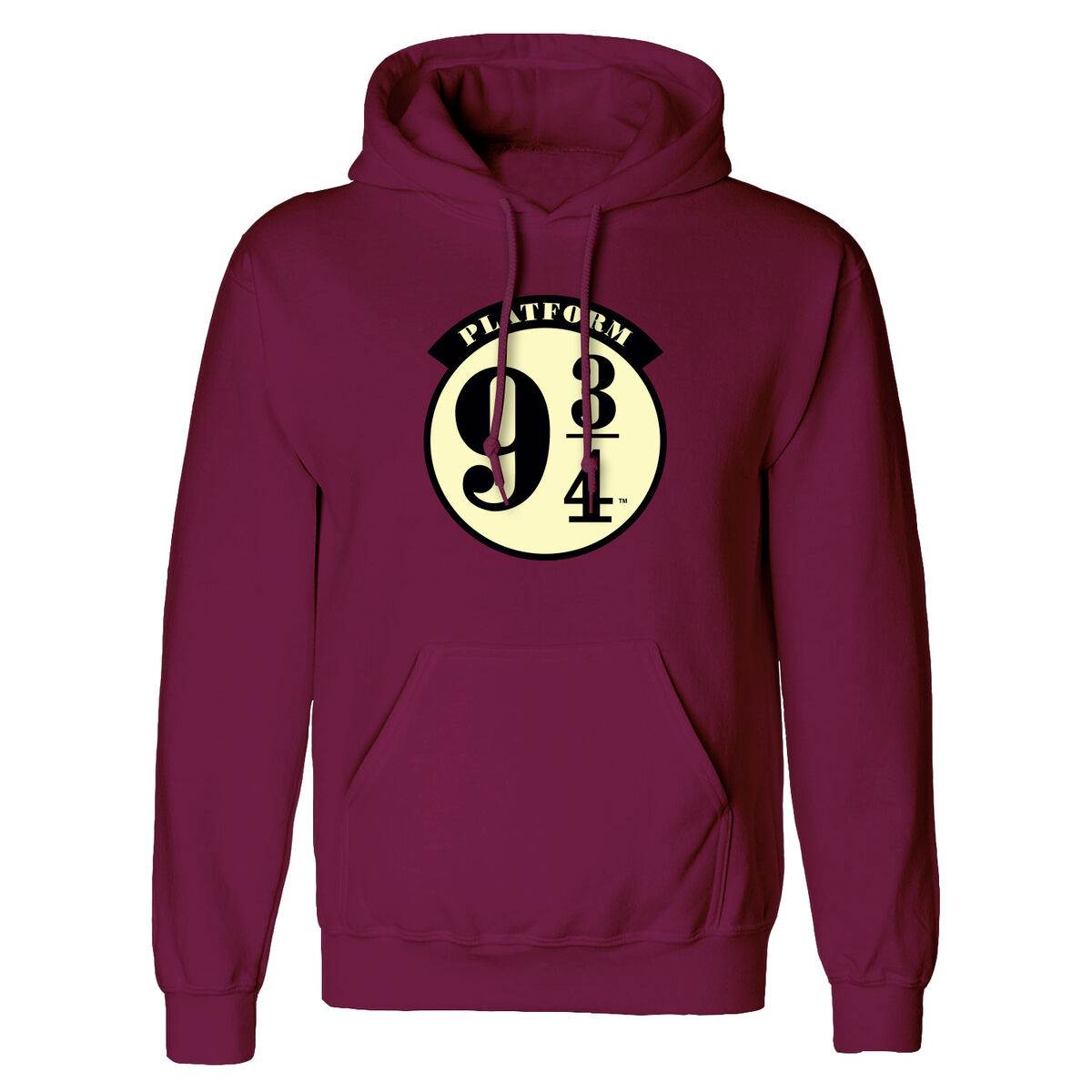 Sudadera con Capucha Unisex Harry Potter Platform 9 and 3 Quarters Burdeos D0800431_0