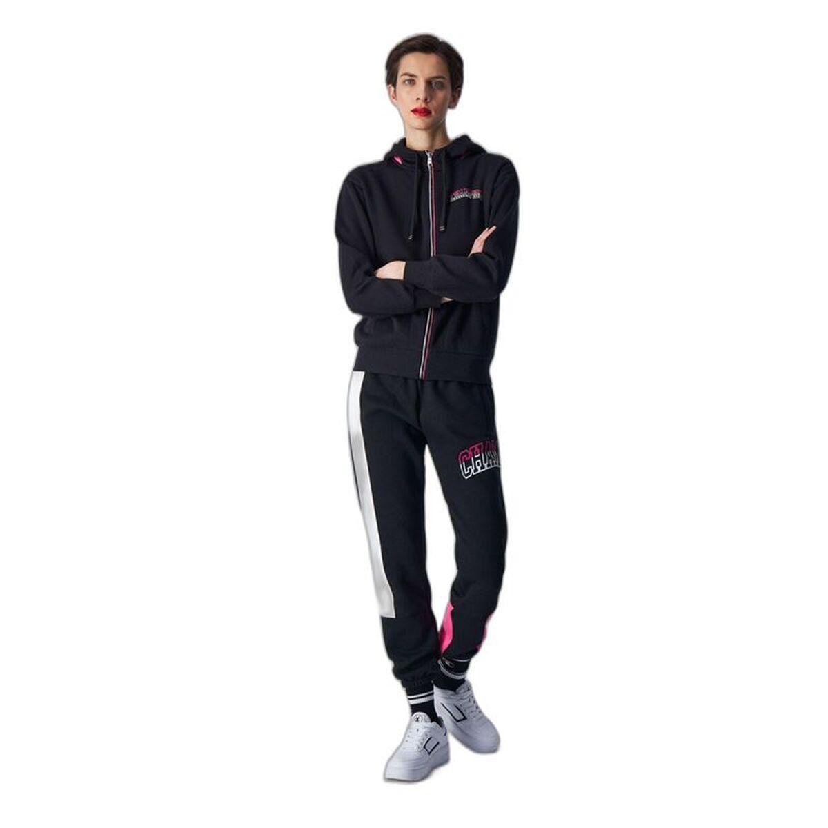 Pantalón Largo Deportivo Champion Negro Mujer (Reacondicionado A) V0709919_6