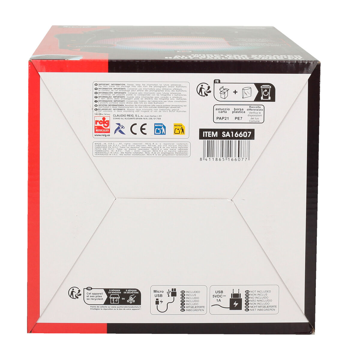 Altavoz Bluetooth Portátil con Micrófono Reig (Reacondicionado A) V0710192_1