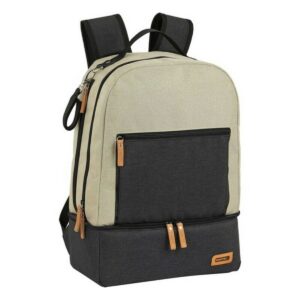 Bolsa de Deporte con Portazapatos Safta M883 Beige Gris oscuro 15 L S4302437_0