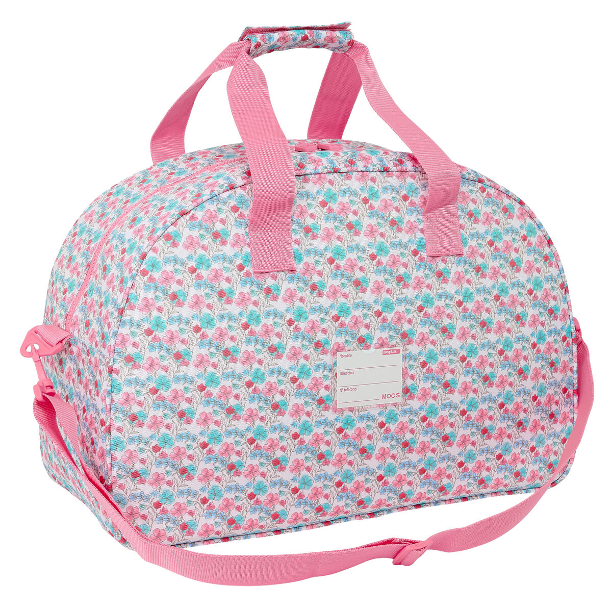 Bolsa de Deporte Moos Flores Multicolor 48 x 33 x 21 cm S4310783_0
