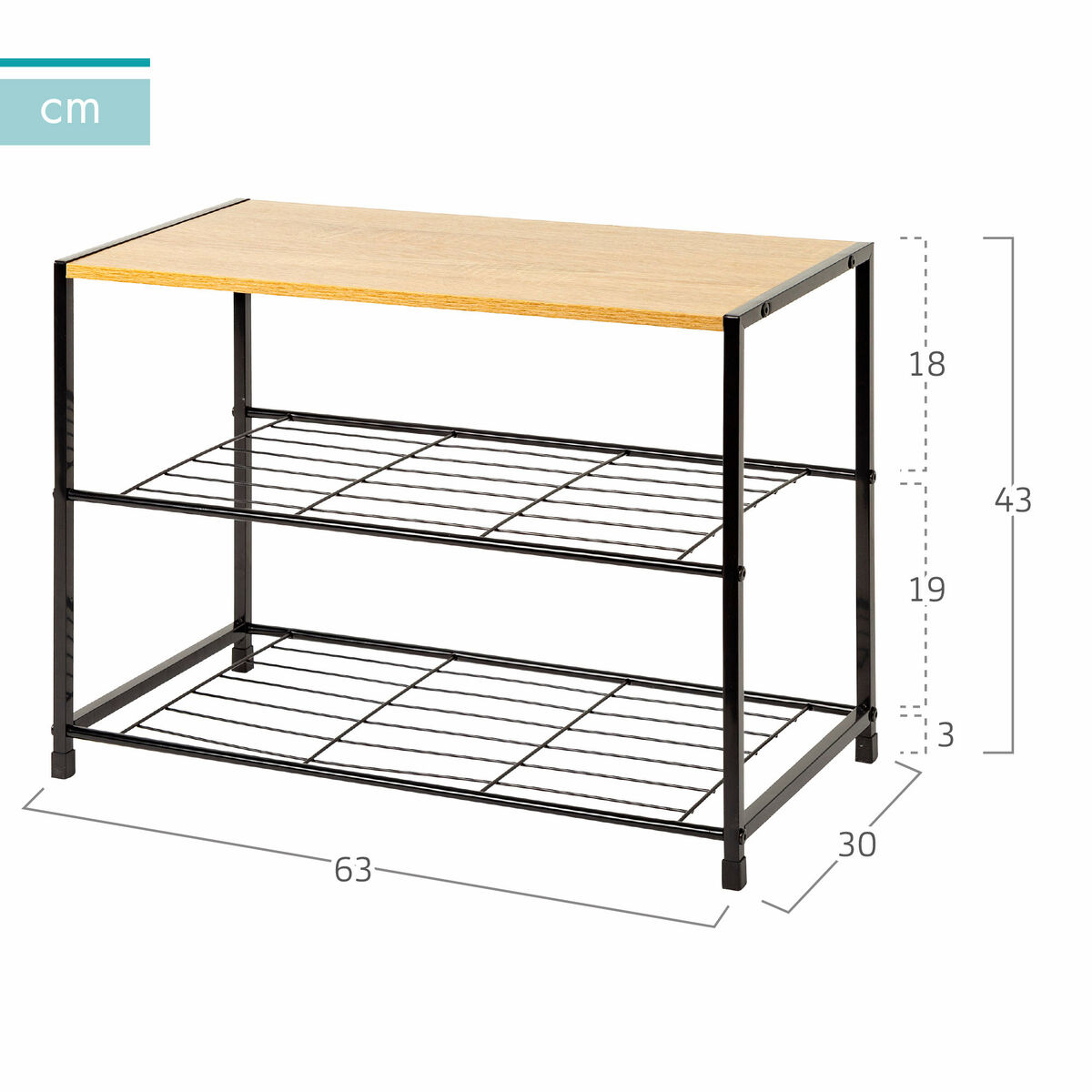 Zapatero Max Home 63 x 43 x 30 cm S8905856_3