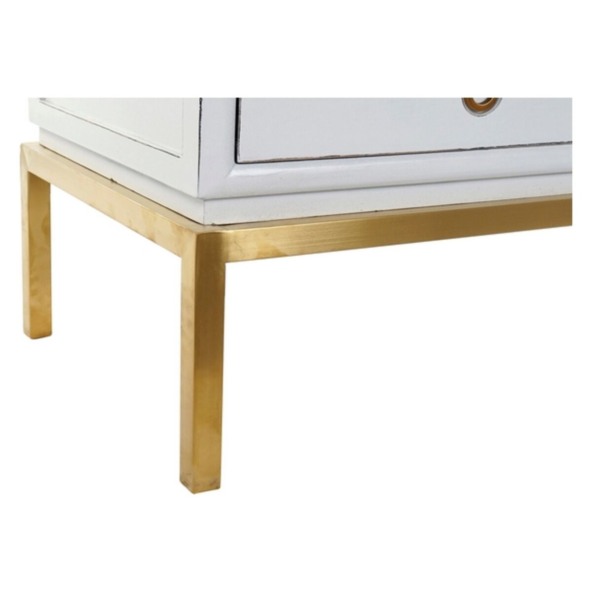 Armario DKD Home Decor Blanco Dorado Metal Álamo 120 x 50 x 175 cm S3010889_3