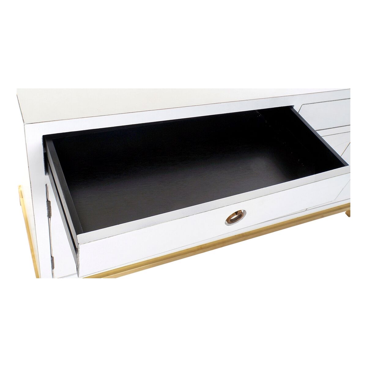 Aparador DKD Home Decor Kamakura Blanco Dorado Metal Álamo 150 x 50 x 80 cm (150 x 50 x 80 cm) S3010890_3