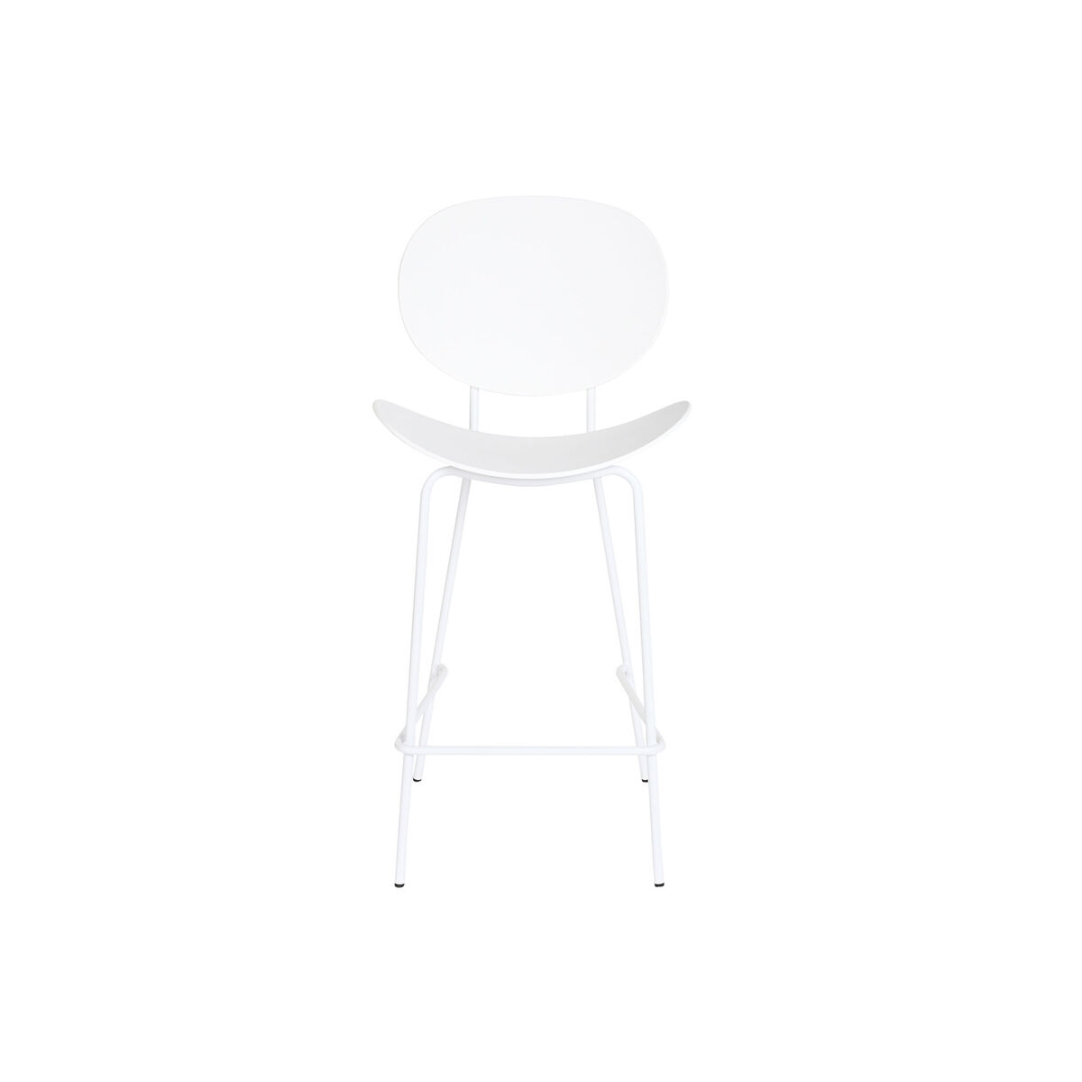 Taburete DKD Home Decor Negro Metal Blanco Polipropileno (52,5 x 49 x 104 cm) S3040631_2