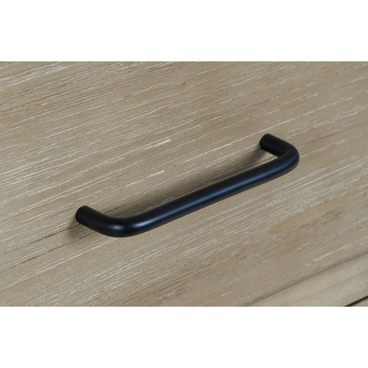 Aparador DKD Home Decor Negro Natural Metal Madera MDF 120 x 40 x 64 cm S3052977_3