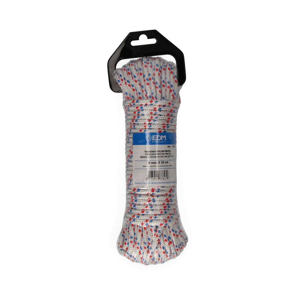 Madeja trenzada EDM 87847 Tricolor Nailon 25 m S7904324_2