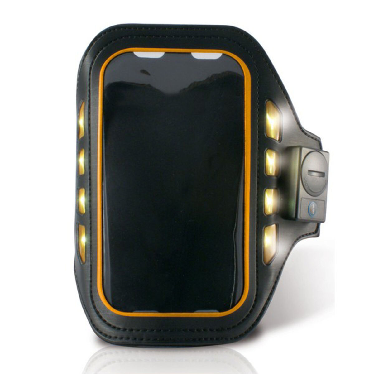 Brazalete Deportivo con LED KSIX 4″ Negro Neopreno S1902443_0