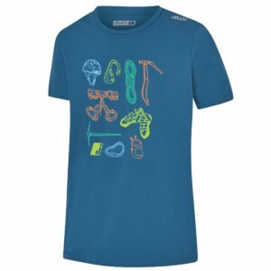 Camiseta de Manga Corta Hombre Joluvi Climbing Elements Azul S64141590_0