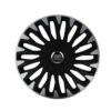Tapacubos OMP OMPS07021412 Negro Plateado 14
