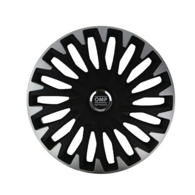 Tapacubos OMP OMPS07021412 Negro Plateado 14" (Reacondicionado C)