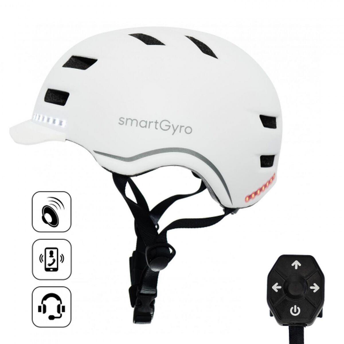 Casco para Patinete Eléctrico Smartgyro SMART PRO Blanco (Reacondicionado A) V0710170_0