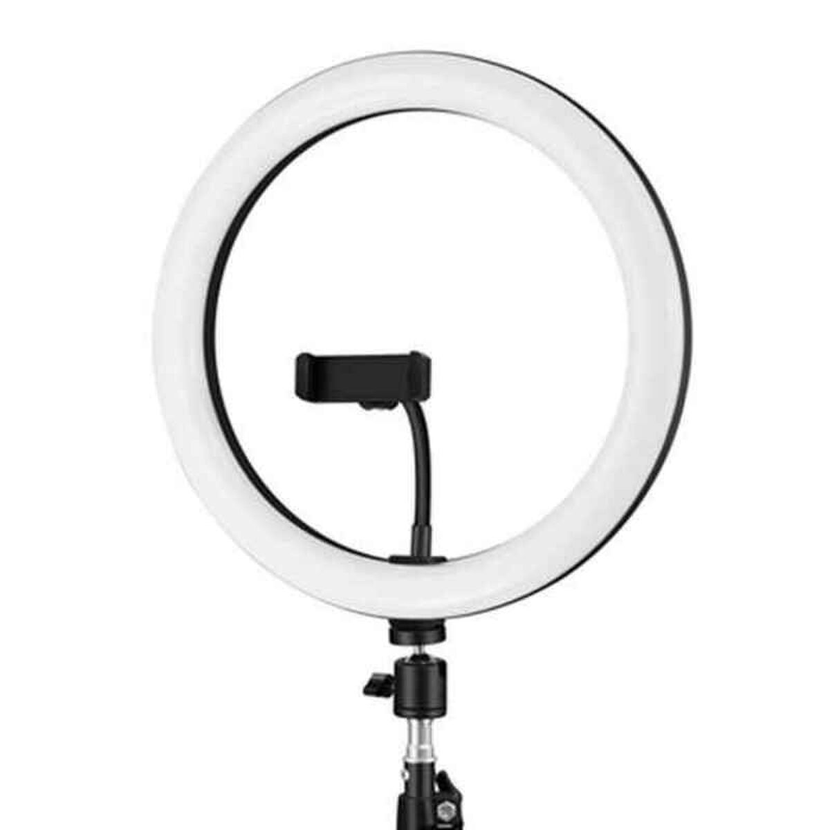 Aro de Luz para Selfie iggual IGG317242 Trípode Ø 25 cm S0230381_1