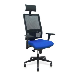 Silla de Oficina con Cabecero Horna Piqueras y Crespo B3DR65C Azul S5704342_0