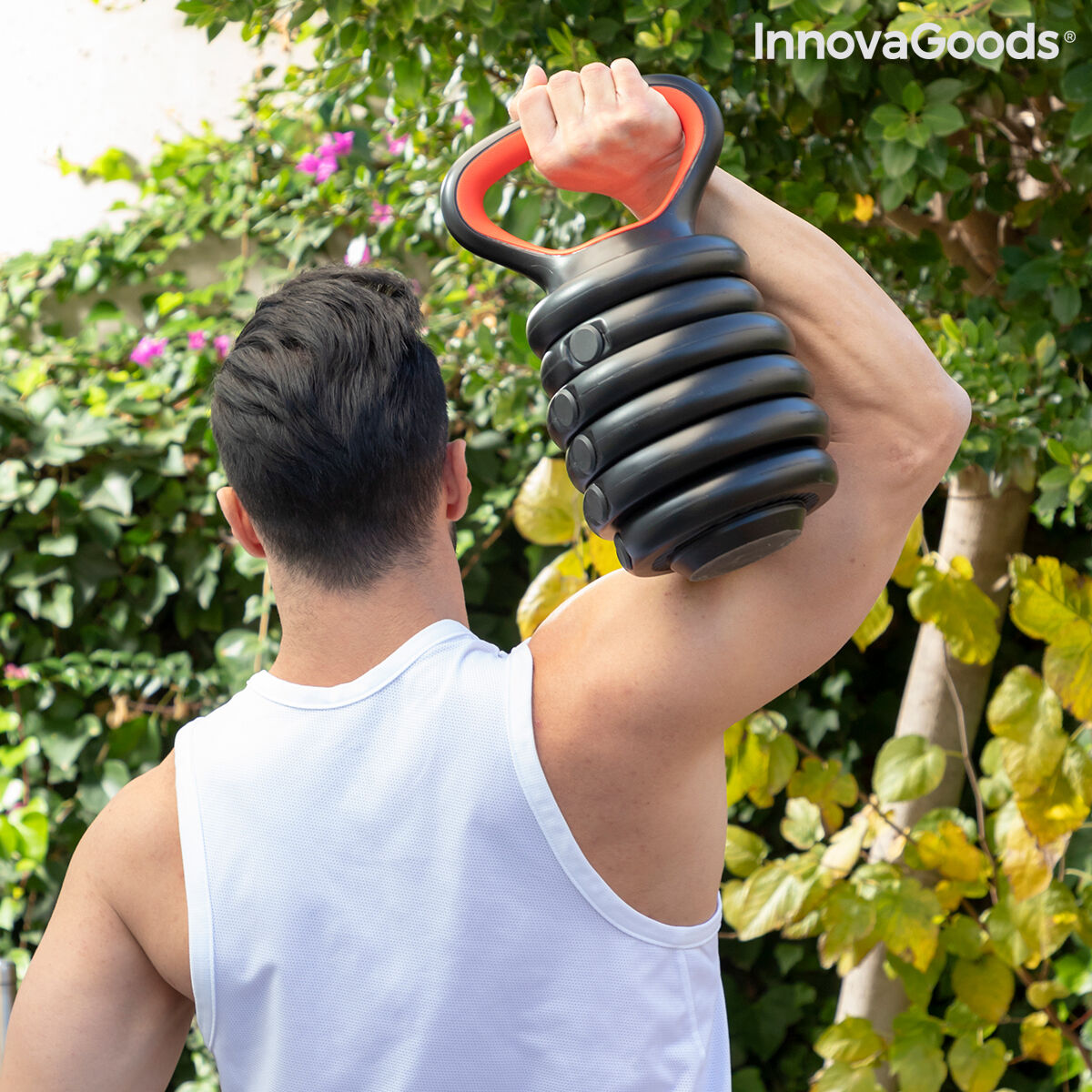Set de Pesas Ajustables 6 en 1 con Guía de Ejercicios Sixfit InnovaGoods Hierro (Reacondicionado B) V0700810_13