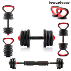 Set de Pesas Ajustables 6 en 1 con Guía de Ejercicios Sixfit InnovaGoods Hierro (Reacondicionado B) V0700810_0
