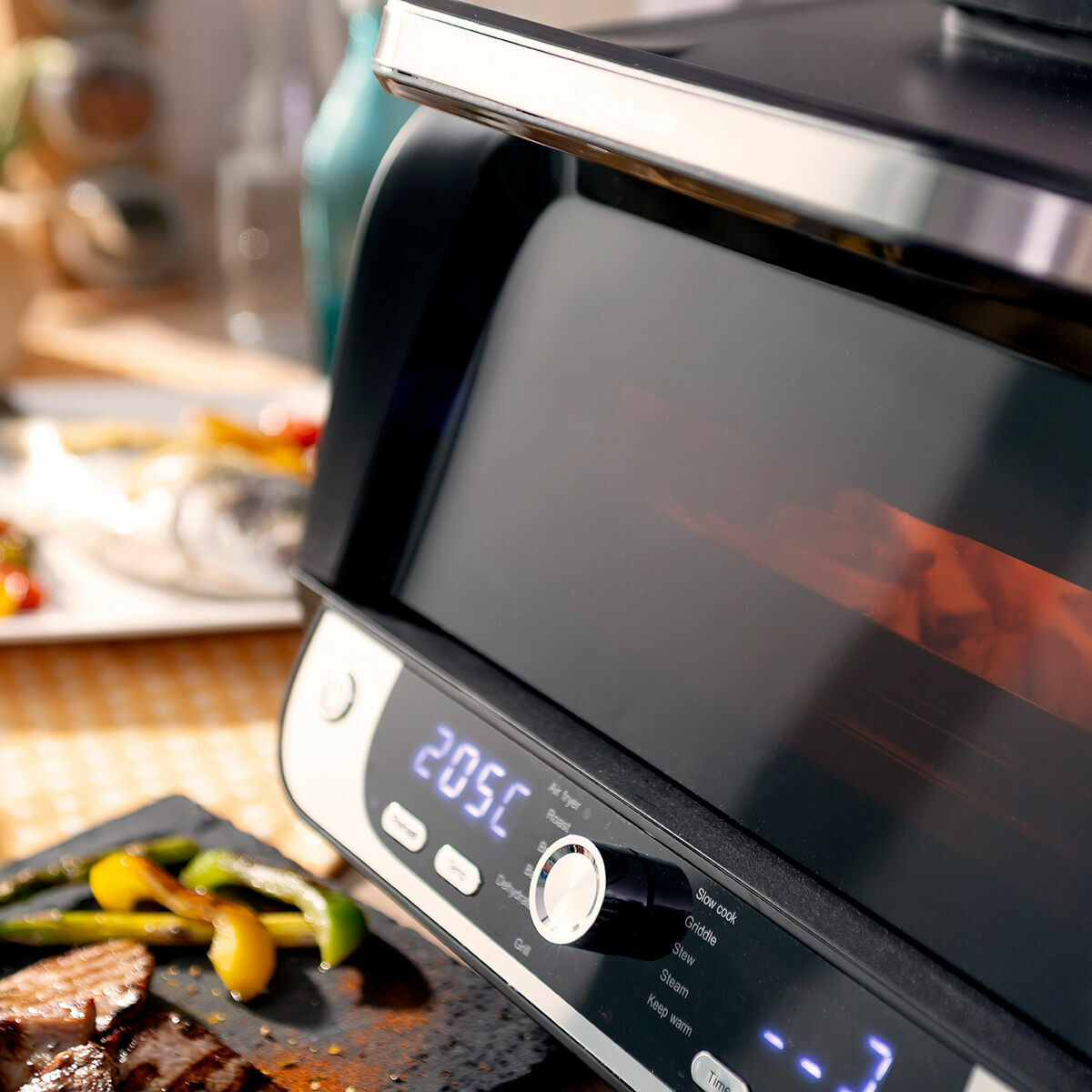 Freidora de Aire con Grill, Accesorios y Recetario InnovaGoods Fryinn 12-in-1 6000 Negro Acero 3400 W 6 L V0103847_8