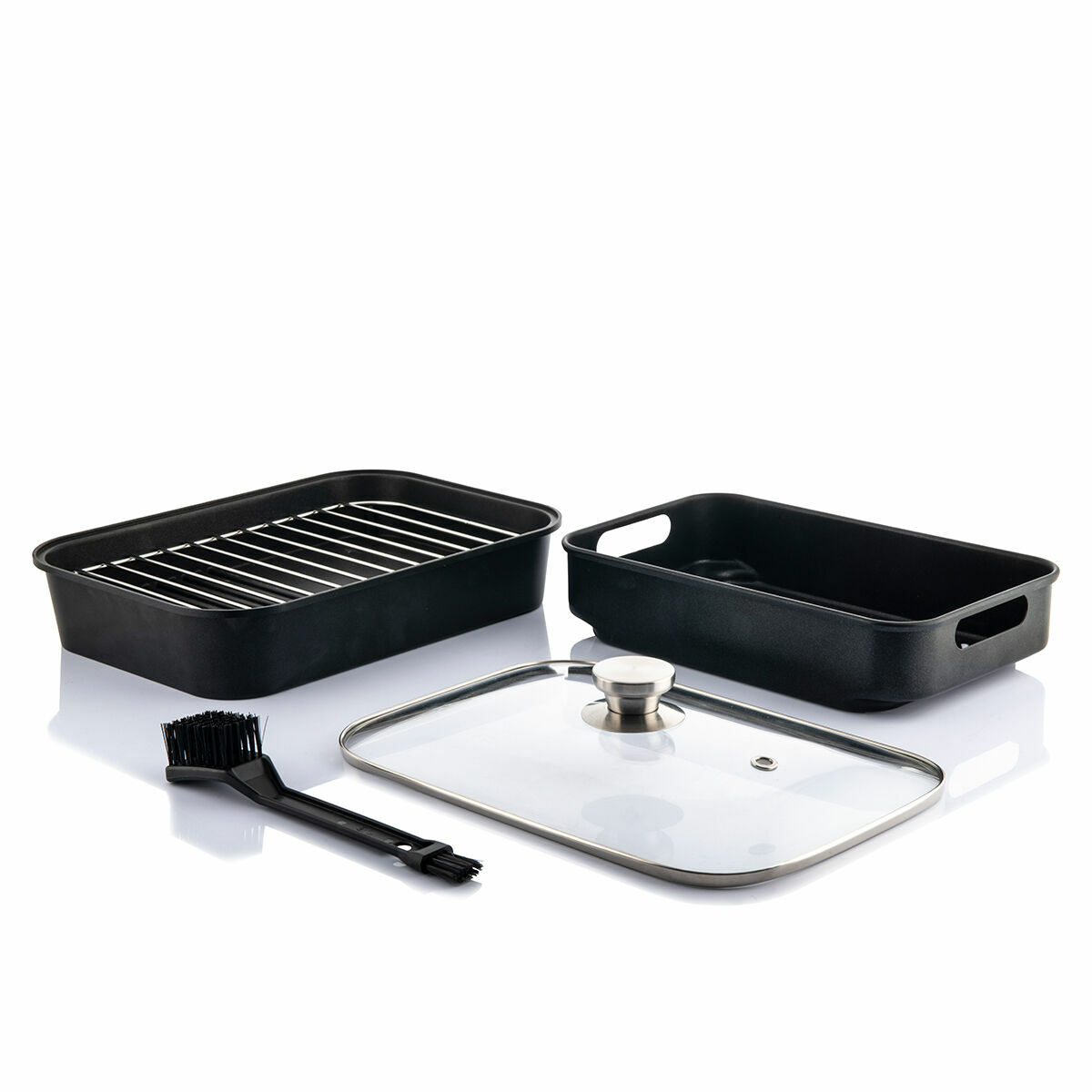 Freidora de Aire con Grill, Accesorios y Recetario InnovaGoods Fryinn 12-in-1 6000 Negro Acero 3400 W 6 L V0103847_14