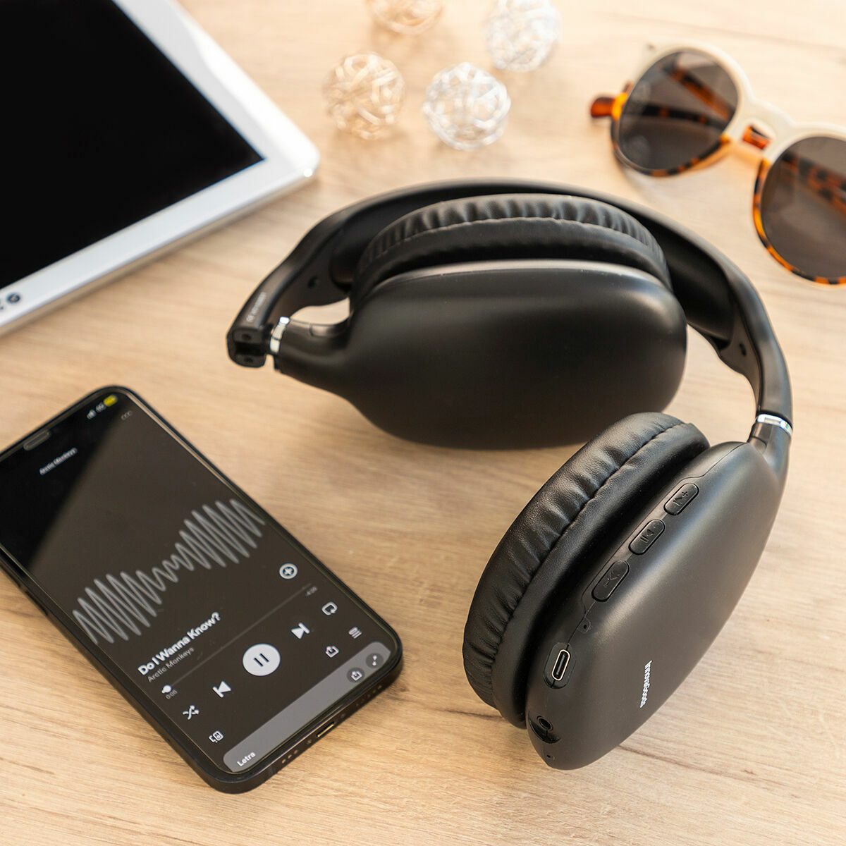Auriculares de Diadema Plegables Inalámbricos Folbeat InnovaGoods V0103831_1