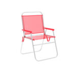 Marbueno Silla Plegable Aluminio Coral Playa y Piscina 52X56X80 cm 10357