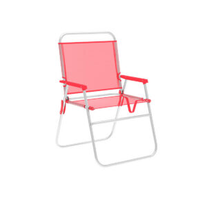 Marbueno Silla Plegable Aluminio Coral Playa y Piscina 52X56X80 cm 10357 D1400069_0