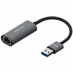 Adaptador USB a Ethernet Aisens A106-0708 Gris