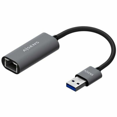 Adaptador USB a Ethernet Aisens A106-0708 Gris
