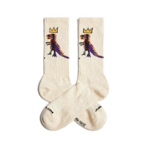 Calcetines Jimmy Lion Athletic Basquiat Pez Dis Marrón S64205357_0