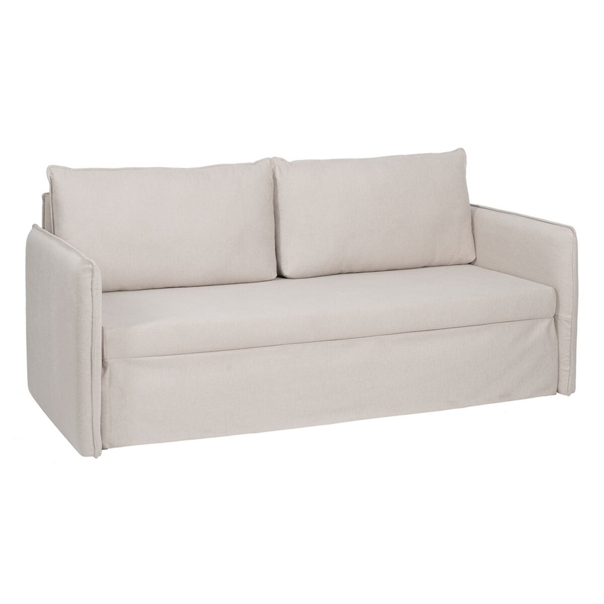 Sofá Beige Poliéster Lino 210 x 93 x 95 cm S8804338_0