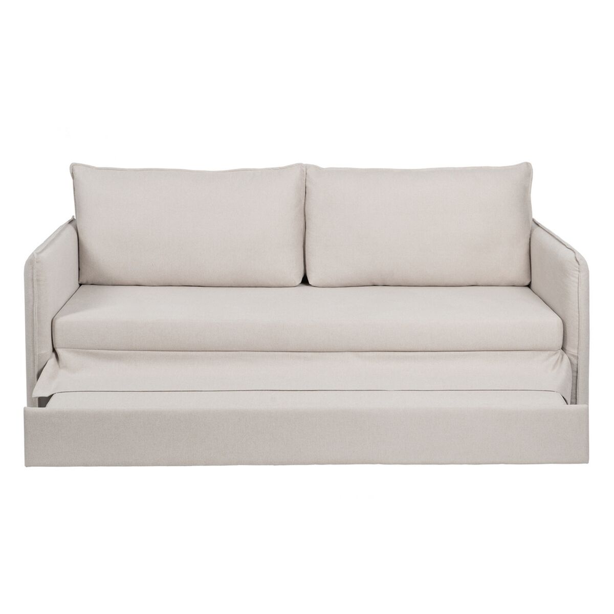 Sofá Beige Poliéster Lino 210 x 93 x 95 cm S8804338_6